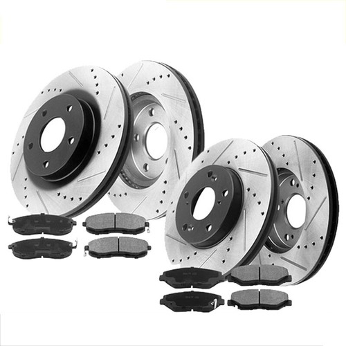 Brake Rotors And Pads Transit Auto Rear Disc Brake Rotors And Ceramic Pads Kit For Car 1999 2003 Lexus Rx300 Awd K8t 101844 Freins Avant Et Arrière - Foto 7
