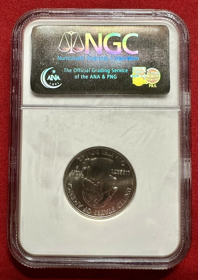 2005-P SMS 25 Cent Quarter State of Kansas MS 68 NGC Graded - Image 2 of 2