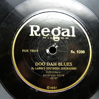 0334/ LANIN `S SOUTHERN SERENADERS-Doo dah blues-rec.1922-KLASSE-78rpm Schellack