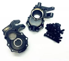 Treal Brass 134g Front Inner Portal Drive Housing Cover Set - For Traxxas TRX-4