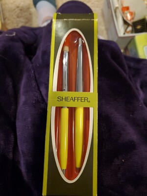 vintage SHEAFFER BALLPOINT & PENCIL SET 1960s NOS 