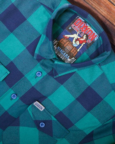 New DIXXON Flannel The Niagara Falls Mens 2XL XXL 2X BNIB New With Tag + Bag