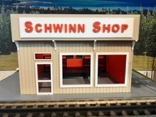O Scale Schwinn Bike Shop Building Kit w/ Interior
