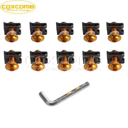10pcs M6 Stainless Steel Hex Socket Cap Head Bolts Screws Nuts M6 Kit 6 Colors - Picture 5 of 36
