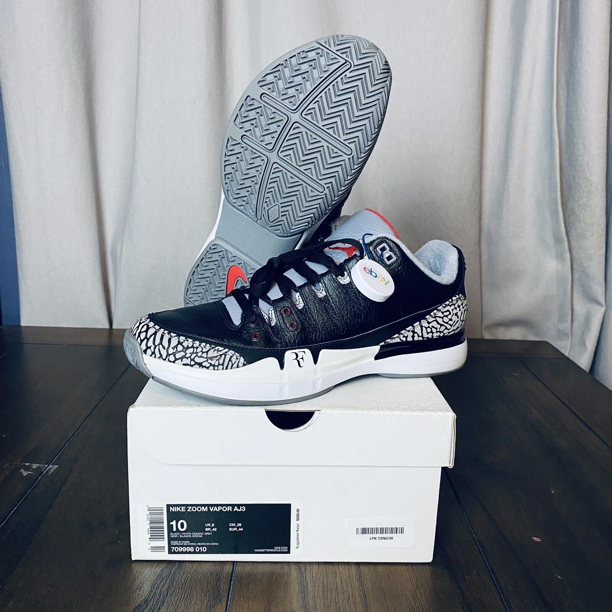 NIKE ナイキ ZOOM VAPOR RF X AJ3 27cm フェデラー Nike Roger Federer