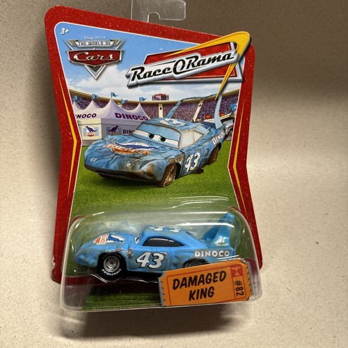 Disney Pixar World of Cars "Damaged King" #43 Race O Rama Series Mattel diecast - Picture 2 of 6