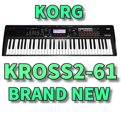 KORG KROSS 2 61 Tasten WorkStation Keyboard Synthesizer MB Brandneu Kostenlos...