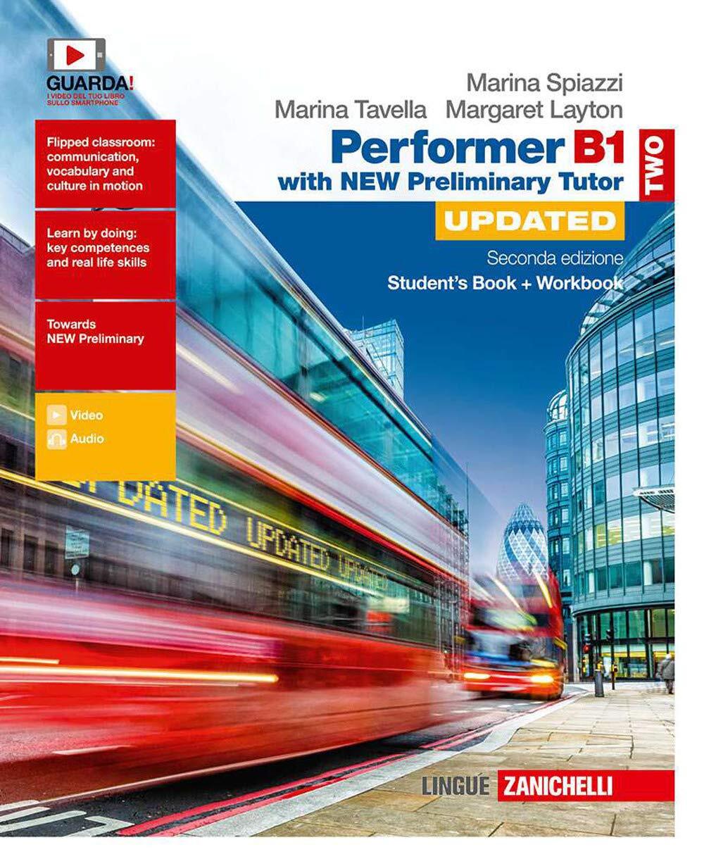 9788808546616 Performer B1. Updated with new preliminary tutor. ...Fast track: 2