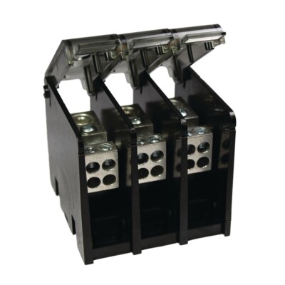 Burndy BDBLHC223503 AWG 6 - 350 kcmil  Terminal block covers 600 Volt