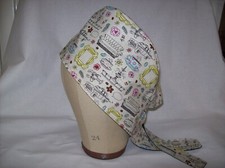 Men/Women Surgical Scrub Cap Lined Friends Cool cap 100 Cotton