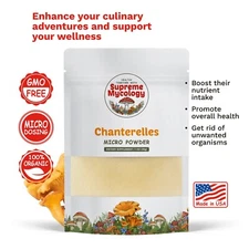 Chanterelle Mushroom Organic Micro Powder