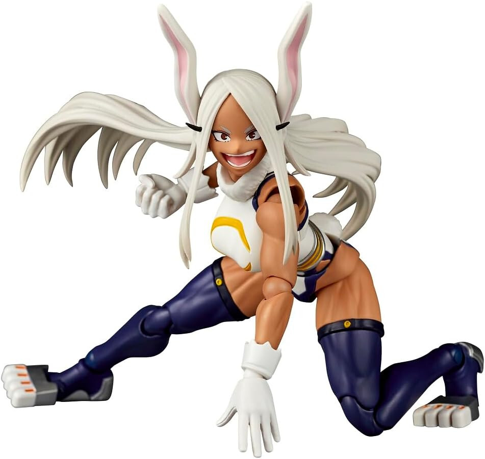 Figura de acción KAIYODO REVOLTECH MY HERO ACADEMIA MIRKO 140 mm con seguimiento NUEVO