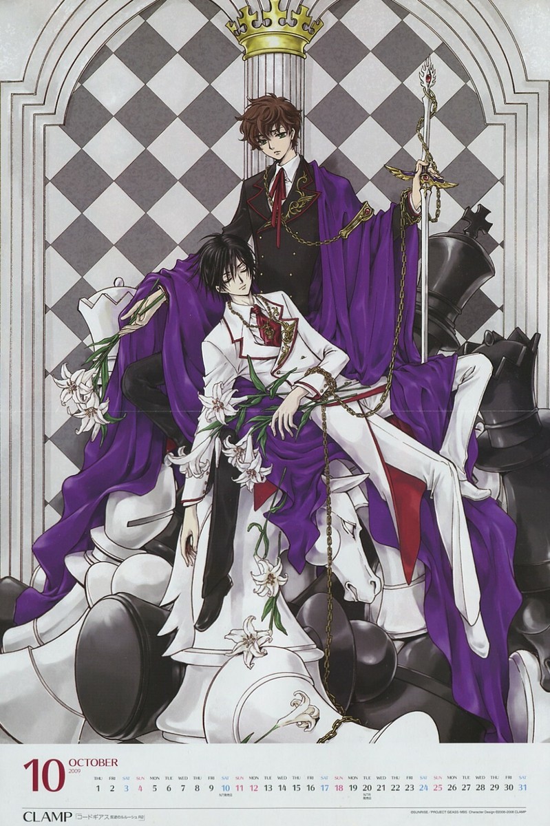 poster promo Macross Frontier Code Geass R2 anime Lelouch Suzaku