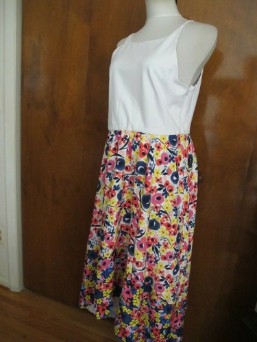 Anthropologie Hutch women’s multicolor lined Asymmetric dress size large New - Picture 6 of 12