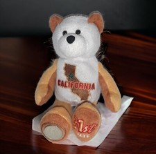 California State Quarter Teddy Bear Limited Treasures Coin plush 2005 Bean Type