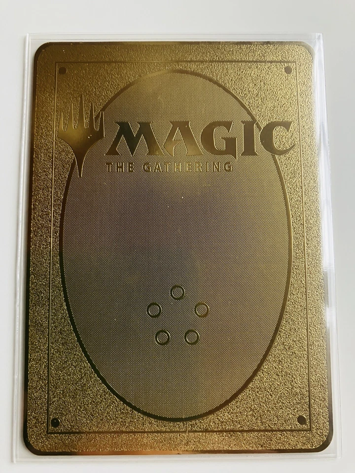 MTG  Metal Treasure Token Liliana DIY gold  Japan NM - Image 4 of 4