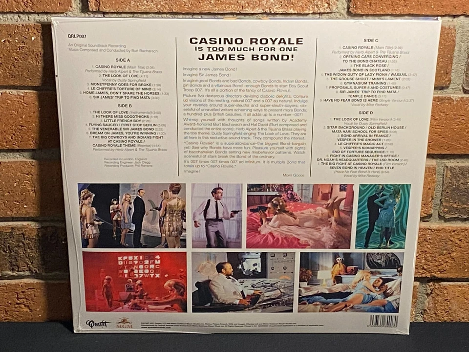 CASINO ROAYLE - Soundtrack, Limited 2LP COLORED VINYL Gatefold New & Sealed! - Image 3 of 4