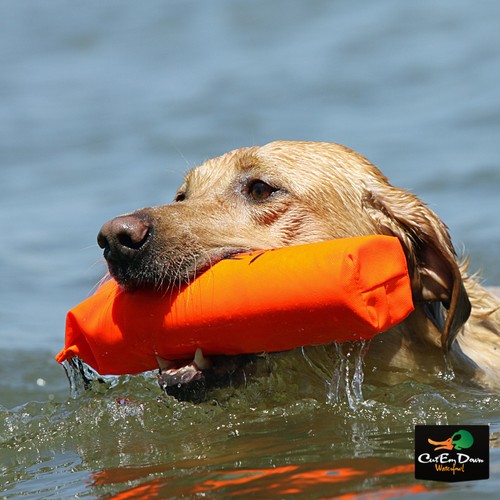AVERY GREENHEAD GEAR GHG 3" ORANGE CANVAS BUMPER DOG TRAINING THROWING DUMMY - 第 1/2 張圖片