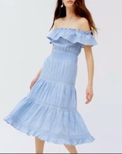 NEW UO Urban Outfitters Forum  Off-the-Shoulder Midi Dress, Large NWT