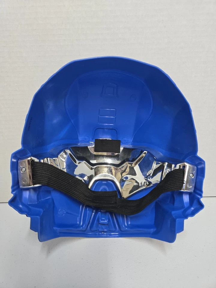 Máscara Facial Halo Spartan Fantasia Disfarce Microsoft 2016 RARA Máscara Infantil Azul - Imagem 2 de 3