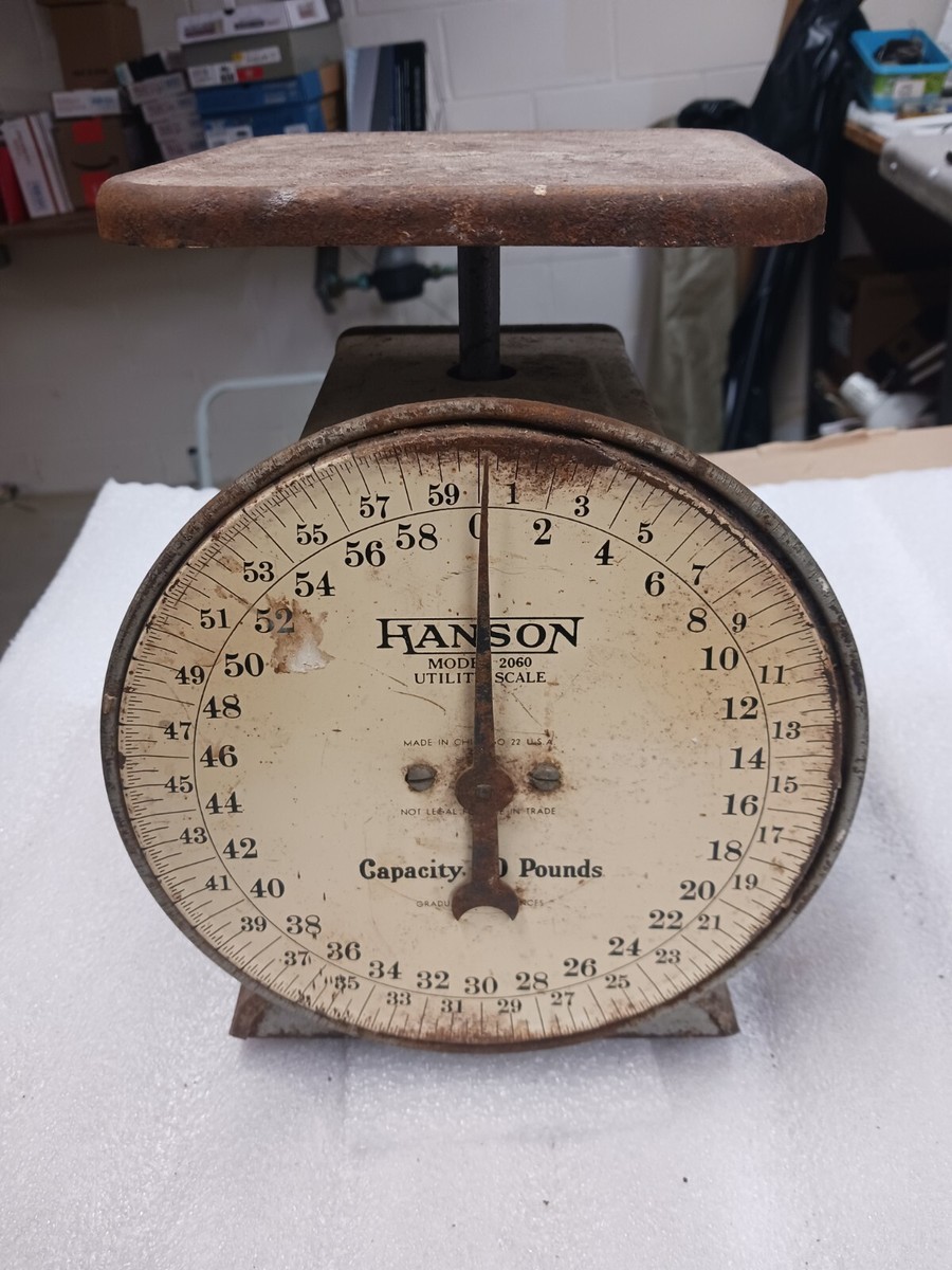Vintage 1960's Hanson Model 2060 Utility Scale Measures up to 60