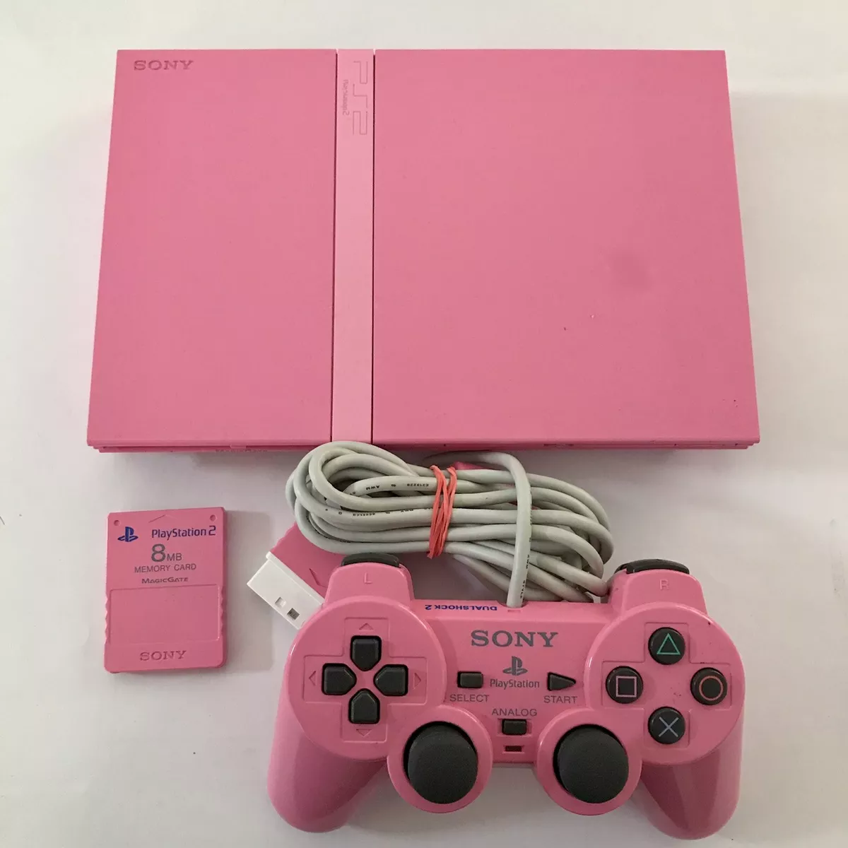 PS2 Pink Sony 2 Aus Pal Backward Compatible RARE SCPH-77002 |