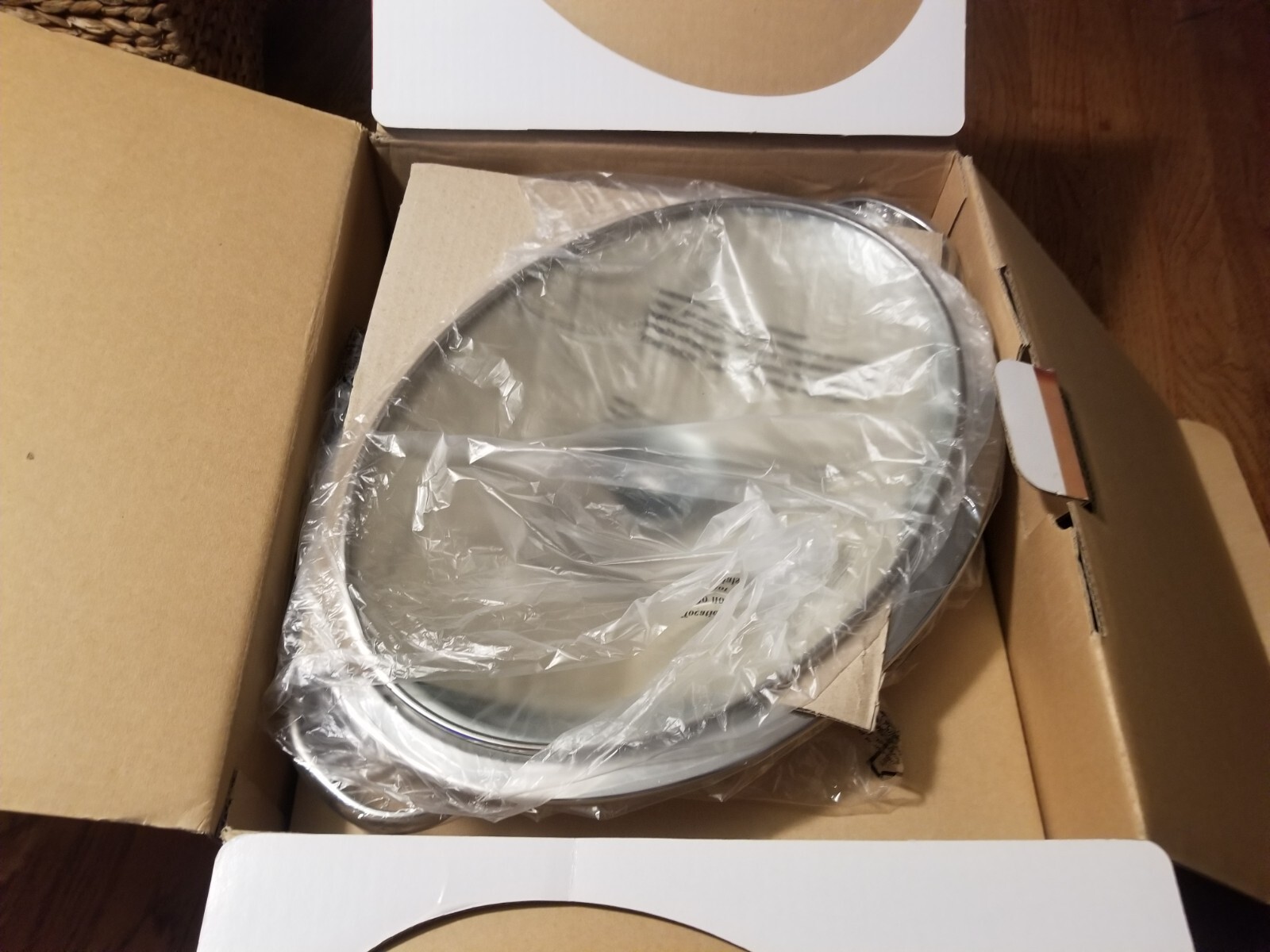 New Chafing Dish Oval 4.2 Quart 18/10 Stainless Steel 456107 Costco