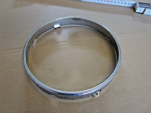 Oldtimer Opel Ford VW Fiat BMW Chrom Scheinwerfer Lampenring Zierring Ø180mm