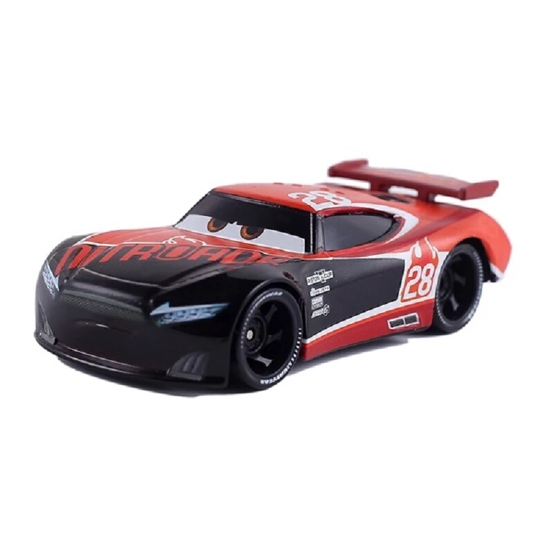 nitroade hauler 28 ニトロエイド　ナイトロ　カーズ ミニカー Disney Pixar Cars Nitroade #28 Hauler Transporter Truck Crew Lot