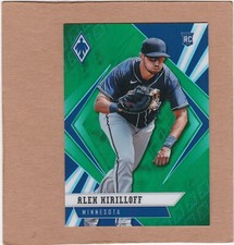 2021 Panini Chronicles Phoenix Green Prizm 63/75 Alex Kirilloff #2 Rookie RC