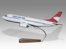 Boeing 737-300 Falcon Air Desk Wood Airplane New Model Small Scale 1/100