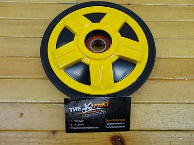 SKI DOO YELLOW PPD OEM 141MM IDLER WHEEL OEM503191312 FITS MOST REV AND XP 08-12