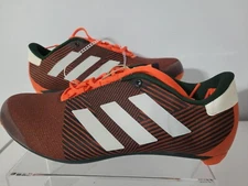 Adidas The Road Cycling Shoe Green Orange Unisex Size Men 9.5 Women 10.5 - NEW