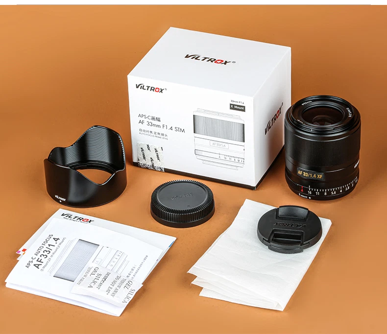 VILTROX AF 33mm F1.4 Large Aperture Lens for Fujifilm Fuji X-T3 T4