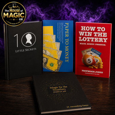 Zauberbuch & Trick Bundle, Zaubertrick, Bühnenzauber, Nahaufnahmezauber