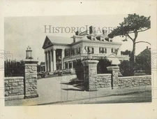 1925 Press Photo "Beach Mound" Home of Benjamin Thaw in Newport, Rhode Island