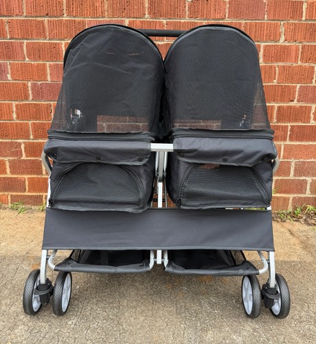 LPOTIUS Double Pet Foldable Stroller Gently Used Up to 44 lbs.