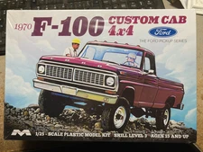 Moebius 1/25 1970 F-100 Custom Cab 4x4 New Open Box