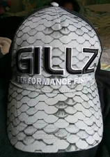 Gillz Extreme Fishing Hat Gray With Black Mesh One Size 