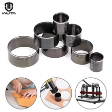 WUTA Leather Round Hollow Punches Tools Sets Carbon Steel Circle Cutter Puncher
