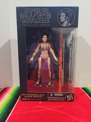 Star Wars The Black Series Princess Leia Slave Outfit #05  Orange Line 6'' Figure
