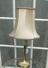 NUOVA base scanalata, lampada da tavolo effetto ottone, lampada da scrivania ancora in confezione.