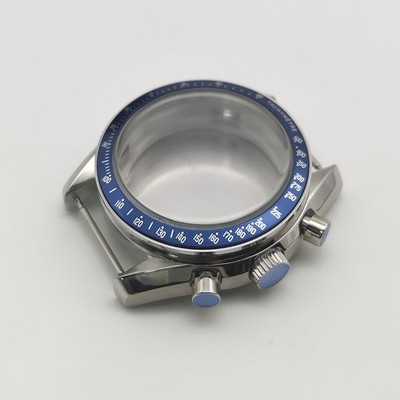 40mm Stainless steel Watch Case Set Multi-functional Timing for VK63 Movement