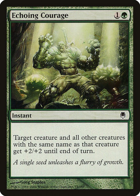 Echoing Courage Foil Darksteel 74 NM MTG