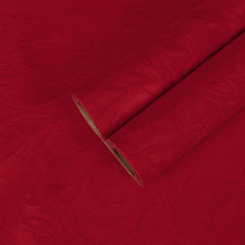 12''x100'' Red Self Adhesive Velvet Flocking Liner for Jewelry Drawer Soft