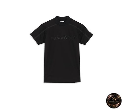Golf Women's SB Front Graphic Mock Neck 633367_01 Puma Black_M