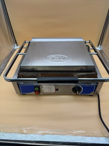 Used 14" x 14" Globe Commercial Panini Press, Good Condition !