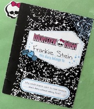 Monster High Doll Frankie Stein 1st Wave Diary Journal