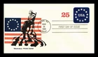 US COVER CIRCLE OF STARS POSTAL STATIONERY FIRST DAY ISSUE PATRIOTIC CACHET