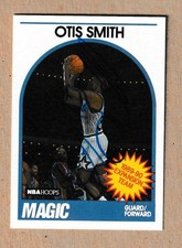 Otis Smith signed 1989-90 Hoops card #33 Orlando Magic